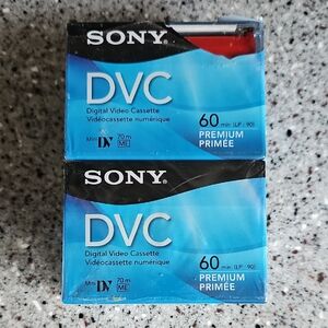 Sony DVC MiniDV Tapes 60 Minute, Set Of 4